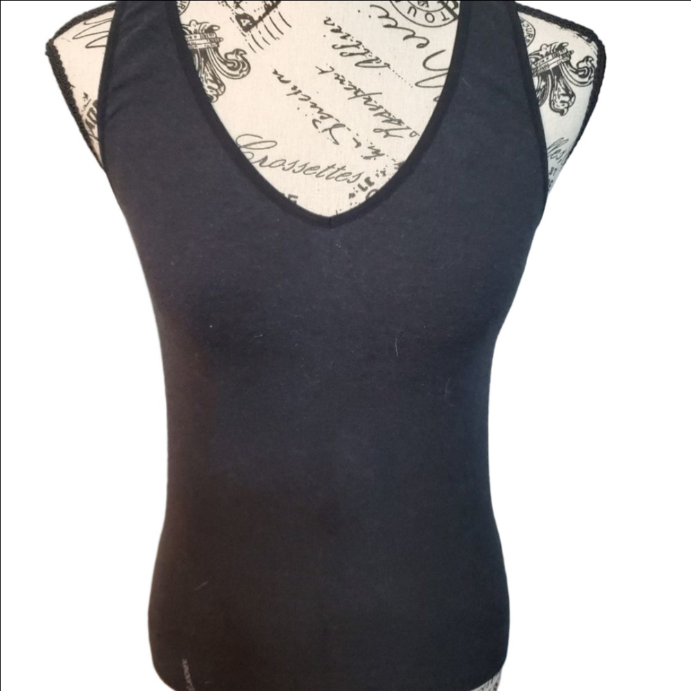 Jockey Black Tank Top Size Medium